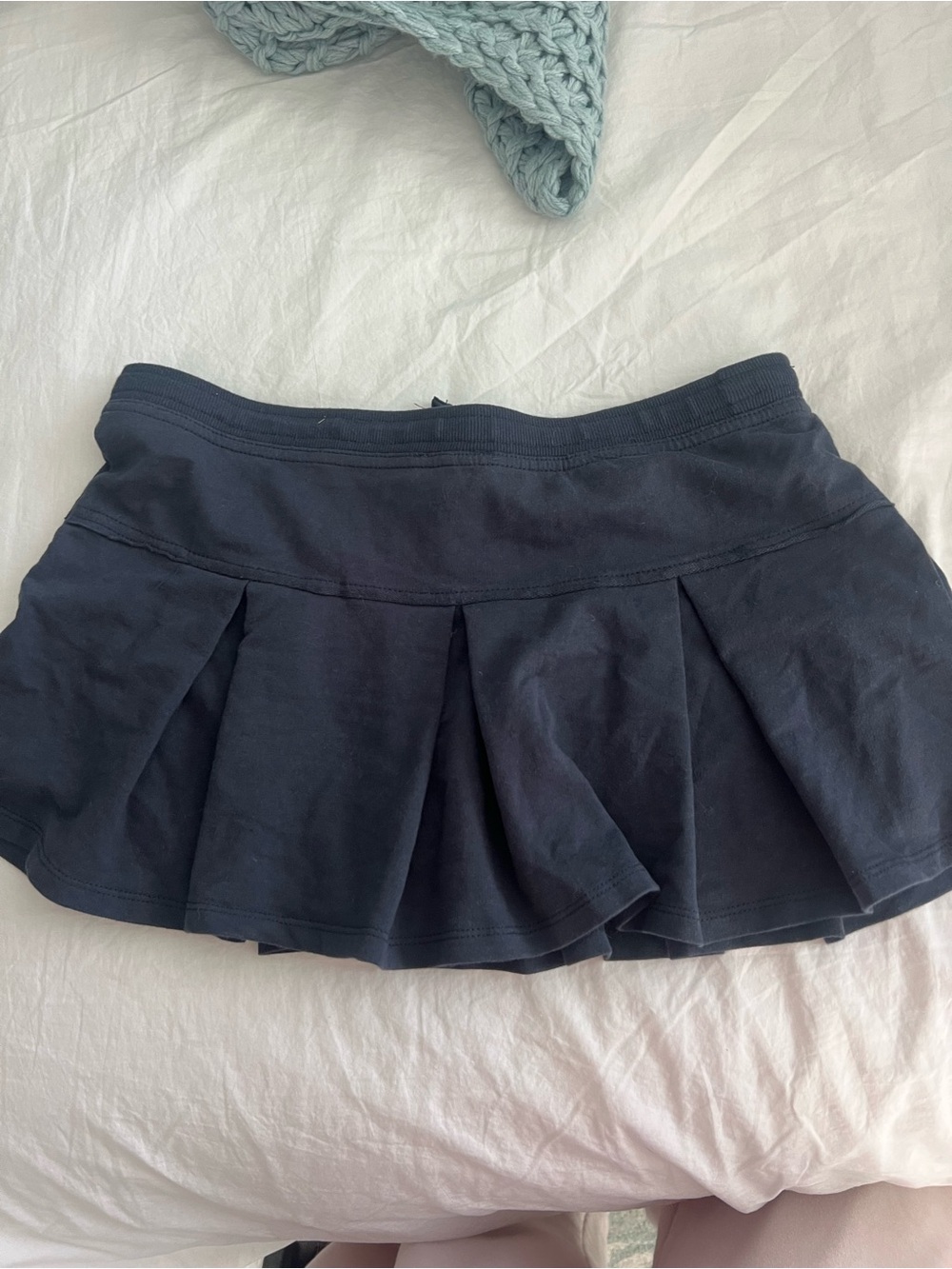 PACSUN navy blue skirt with built in shorts